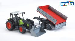 BRUDER 2112 Traktor Claas NECTIS 267 F s nakladačem a valníkem