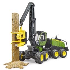 BRUDER 2135 John Deere Harvester 1270G s kládou
