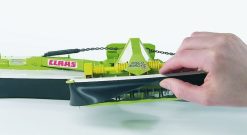 BRUDER 2218 Zeleno bílá ŽACÍ LIŠTA CLAAS Disco 8550C