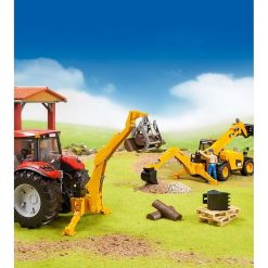 BRUDER 2338 Závěsný bagr-nakladač za traktor