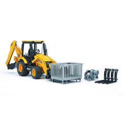 BRUDER 2427 Žlutý BAGR JCB MIDI CX s čelním nakladačem