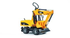 BRUDER 2445 Žlutý BAGR CAT kolový