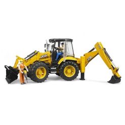 BRUDER 2454 Traktor bagr JCB 5CX ECO s čelním nakladačem