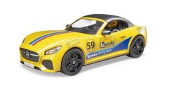 BRUDER 2504 Terénní auto RAM, přepravník, závodní auto, řidič