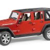 BRUDER 2525 Červené AUTO JEEP WRANGLER RUBICON