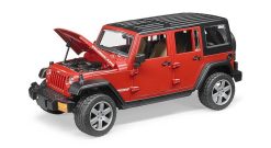 BRUDER 2525 Červené AUTO JEEP WRANGLER RUBICON
