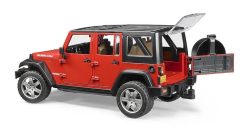 BRUDER 2525 Červené AUTO JEEP WRANGLER RUBICON