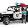 BRUDER 2526 Policejní AUTO JEEP WRANGLER RUBICON s figurkou