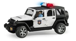 BRUDER 2526 Policejní AUTO JEEP WRANGLER RUBICON s figurkou
