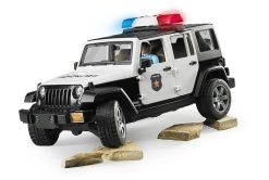 BRUDER 2526 Policejní AUTO JEEP WRANGLER RUBICON s figurkou