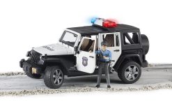 BRUDER 2526 Policejní AUTO JEEP WRANGLER RUBICON s figurkou