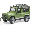 BRUDER 2587 LAND ROVER + figurka lesníka se psem