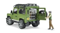 BRUDER 2587 LAND ROVER + figurka lesníka se psem