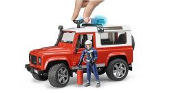 BRUDER 2596 Land Rover hasiči s figurkou hasiče