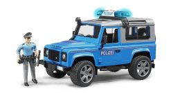 BRUDER 2597 Policejní auto Land Rover s figurkou