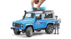 BRUDER 2597 Policejní auto Land Rover s figurkou