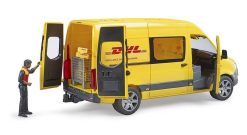 BRUDER 2671 Mercedes-Benz Sprinter DHL s řidičem a příslušenstvím