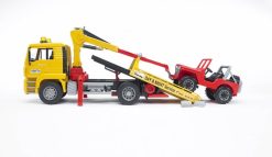 BRUDER 2750 Žluté AUTO MAN TGA odtahovka