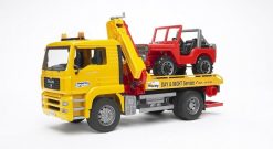 BRUDER 2750 Žluté AUTO MAN TGA odtahovka