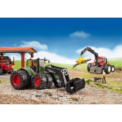 BRUDER 3041 Zelený TRAKTOR FENDT 936 VARIO s nakladačem