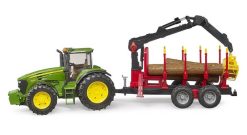 BRUDER 3054 Traktor JOHN DEERE 7930 + valník s rukou