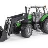 BRUDER 3081 Zelený TRAKTOR DEUTZ AGROTRON X720 s nakladačem