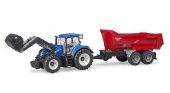 BRUDER 3121 Traktor New Holland T7.315 + čelní nakladač