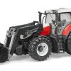 BRUDER 3181 Traktor STEYR 6300 Terrus + čelní nakladač