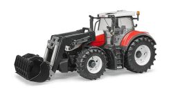 BRUDER 3181 Traktor STEYR 6300 Terrus + čelní nakladač