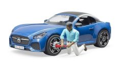 BRUDER 3481 Auto Bruder s figurkou - řidičem