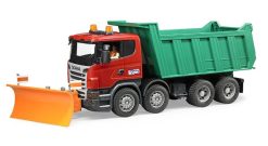 BRUDER 3550 Červeno zelená SKLÁPĚČKA SCANIA R