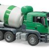 BRUDER 3710 Zeleno bílý domíchávač MAN TGS