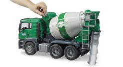 BRUDER 3710 Zeleno bílý domíchávač MAN TGS