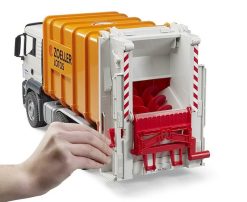 BRUDER 3762 Nákl. auto MAN TGS - popelář (oranžový)