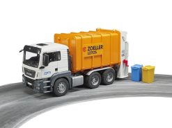 BRUDER 3762 Nákl. auto MAN TGS - popelář (oranžový)