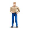 BRUDER 60006 Figurka muž,modré kalhoty