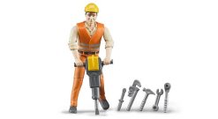 BRUDER 60020 Figurka stavební dělník