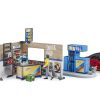 BRUDER 62111 BWORLD Čerpací stanice s myčkou