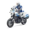 BRUDER 62731 Figurka - policejní motocykl Ducati