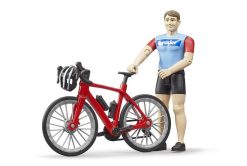 BRUDER 63110 BWORLD Silniční kolo s cyklistou
