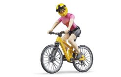 BRUDER 63111 BWORLD Horské kolo s cyklistkou