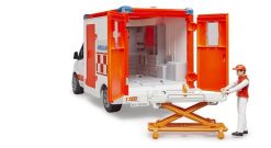 BRUDER 2676 MB Sprinter sanitka s řidičem, majákem a sirénou