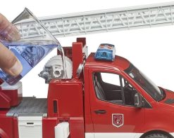 BRUDER 2673 MB Sprinter Hasičský vůz s otočným žebříkem, čerpadlem, majákem