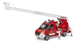 BRUDER 2673 MB Sprinter Hasičský vůz s otočným žebříkem, čerpadlem, majákem