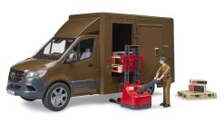 BRUDER 2678 MB Sprinter UPS s příslušenstvím a řidičem