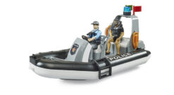BRUDER 62733 bworld Policejní člun se 2 figurkami a příslušenstvím