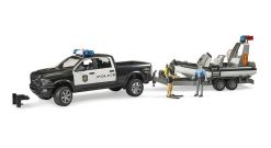 BRUDER 2507 RAM Policie s člunem a 2 figurkami