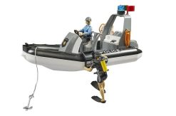 BRUDER 2507 RAM Policie s člunem a 2 figurkami