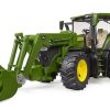 BRUDER 3151 Traktor John Deere 7R 350 s čelním nakladačem