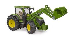 BRUDER 3151 Traktor John Deere 7R 350 s čelním nakladačem